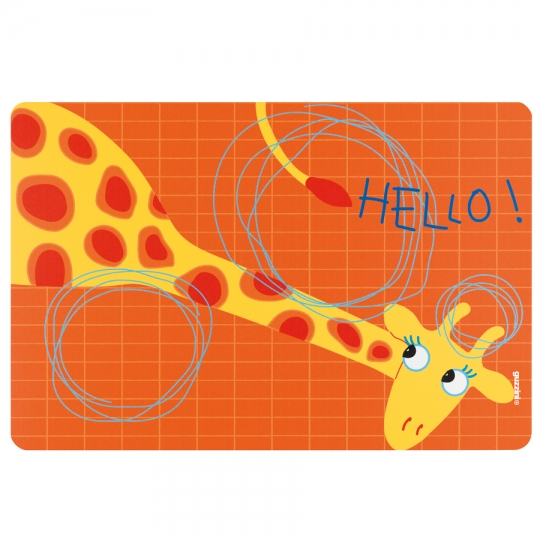 

Коврик детский сервировочный 'Hello' / Giraffe