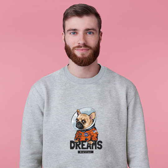 

Свитшот мужской 'Dreams matter' / XL