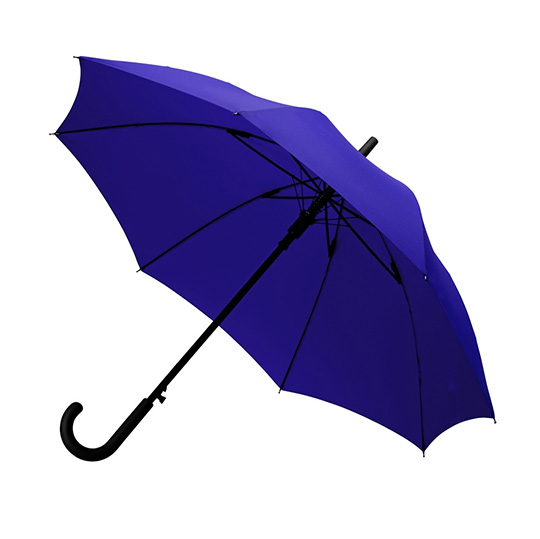 Зонт-трость полуавтомат 'Rainproof' / Синий - фото 1