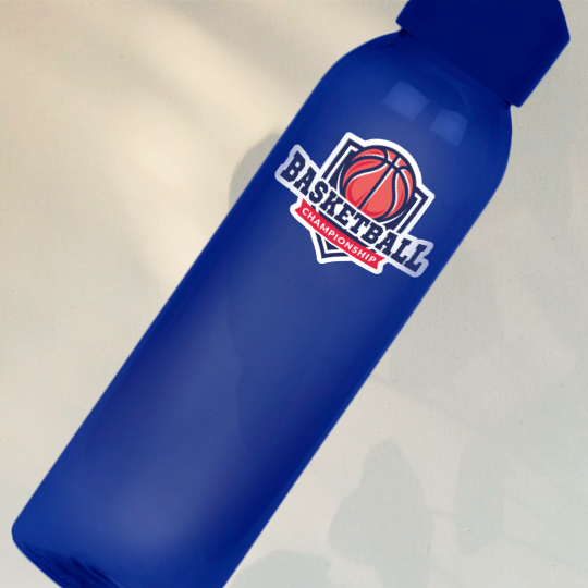 Бутылка 'Basketball' (разные цвета) / Синий 790263 - фото 2