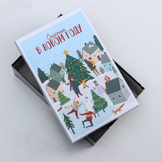 Коробка подарочная 'Новогодние истории' 945160 - фото 3