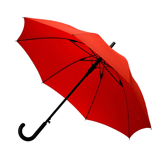 Зонт-трость полуавтомат 'Rainproof' (разные цвета) / Красный 955571 - фото 1