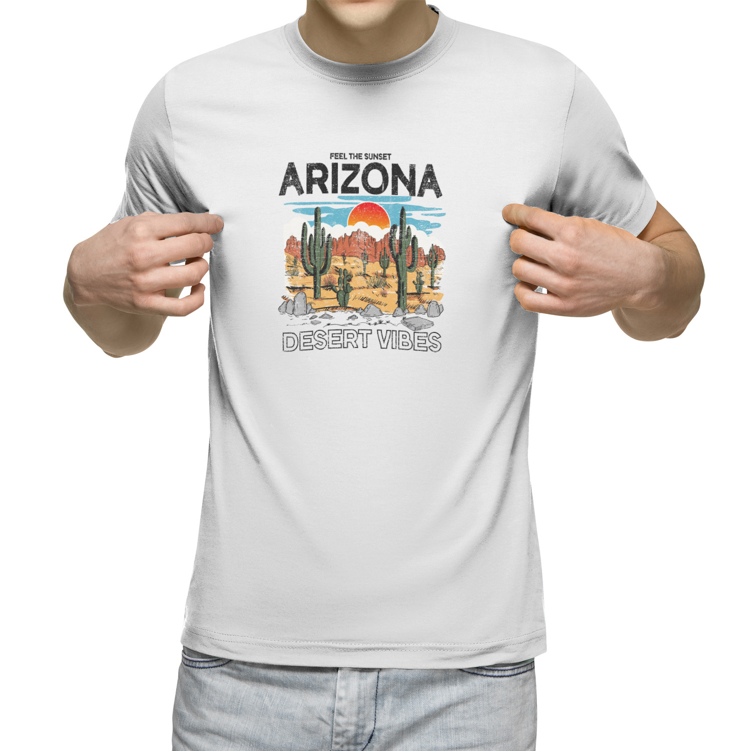 Футболка унисекс 'Arizona' (разные размеры) / S 974745 - фото 2